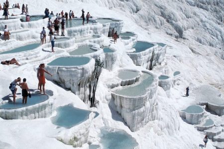 Plazh ne Antalya dhe Pammukale